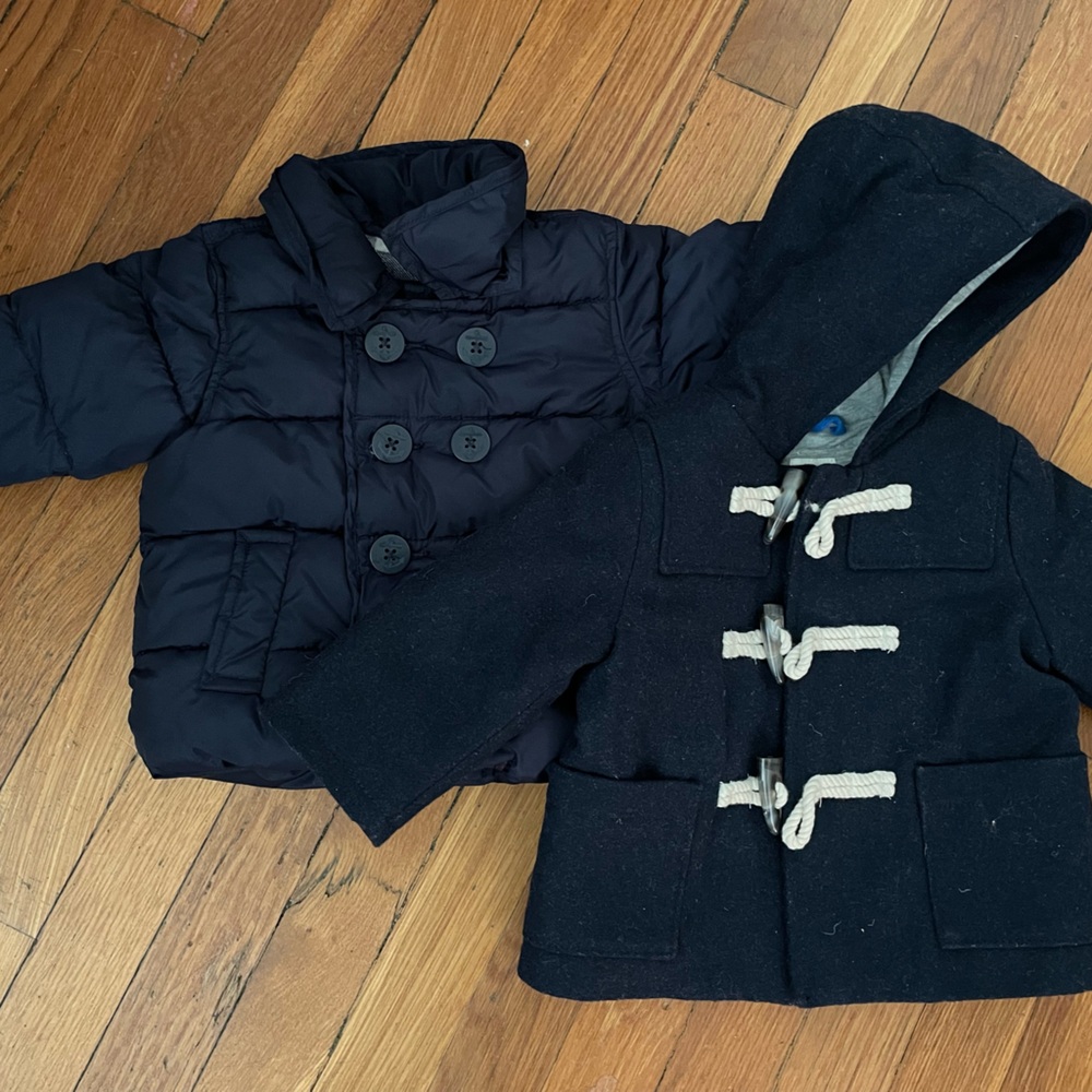 Baby gap boys navy winter jackets